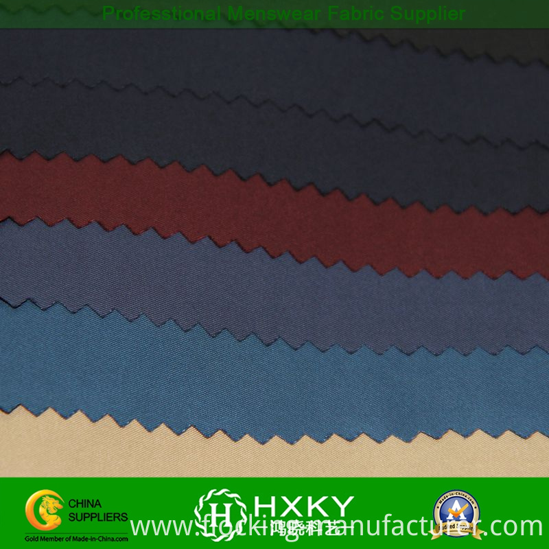 Memory Polyester Spandex Fabric with T400 Fiber for Men's Windbreaker